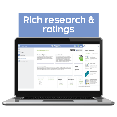 Rich research and ratings